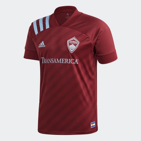 Thailand Trikot Colorado Rapids Heim 2020-21 Rote Fussballtrikots Günstig